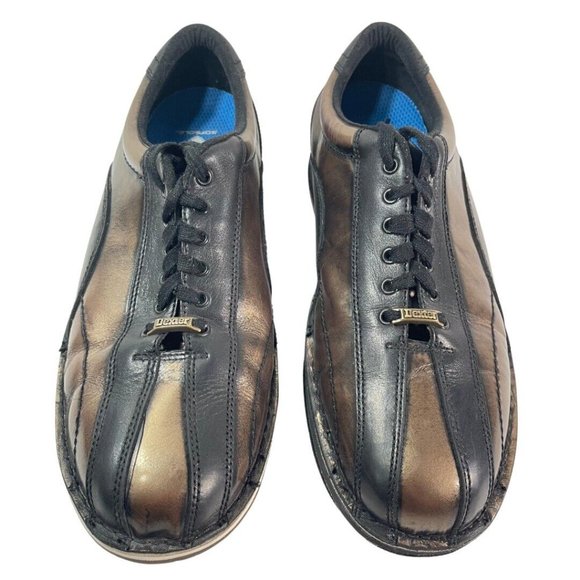 Men's Dexter Bowling Shoes Black/Copper Size 14 B775-1 - Picture 7 of 13